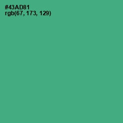 #43AD81 - Breaker Bay Color Image
