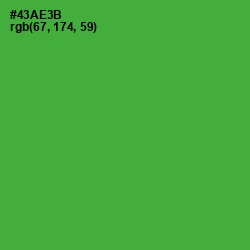 #43AE3B - Apple Color Image