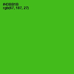 #43BB1B - Apple Color Image