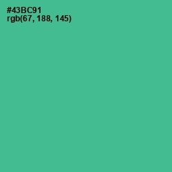 #43BC91 - Breaker Bay Color Image