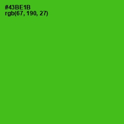 #43BE1B - Apple Color Image
