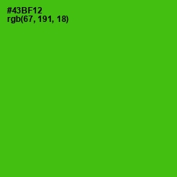 #43BF12 - Christi Color Image