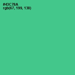 #43C78A - De York Color Image