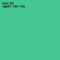 #43C78F - De York Color Image