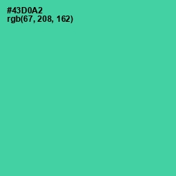 #43D0A2 - De York Color Image