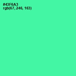 #43F6A3 - De York Color Image