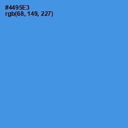 #4495E3 - Havelock Blue Color Image