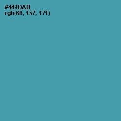 #449DAB - Hippie Blue Color Image