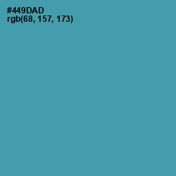 #449DAD - Hippie Blue Color Image