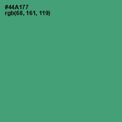 #44A177 - Ocean Green Color Image