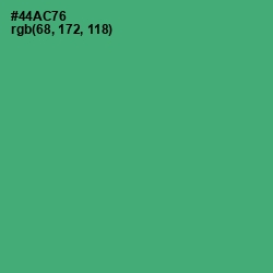 #44AC76 - Ocean Green Color Image