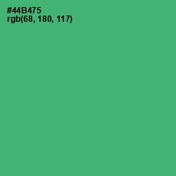 #44B475 - Ocean Green Color Image