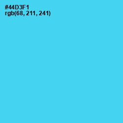 #44D3F1 - Viking Color Image