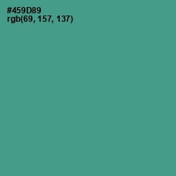 #459D89 - Smalt Blue Color Image