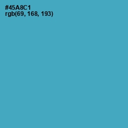 #45A8C1 - Shakespeare Color Image