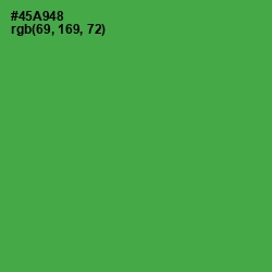 #45A948 - Chateau Green Color Image