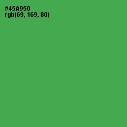 #45A950 - Chateau Green Color Image