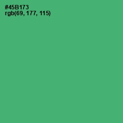 #45B173 - Ocean Green Color Image