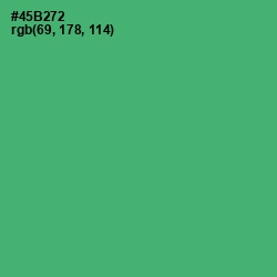 #45B272 - Ocean Green Color Image
