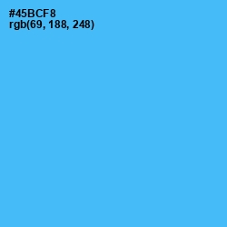 #45BCF8 - Picton Blue Color Image