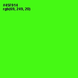 #45F914 - Bright Green Color Image