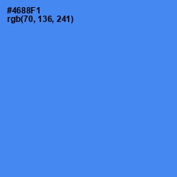 #4688F1 - Havelock Blue Color Image