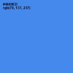 #4689ED - Havelock Blue Color Image