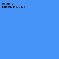 #4694F7 - Cornflower Blue Color Image