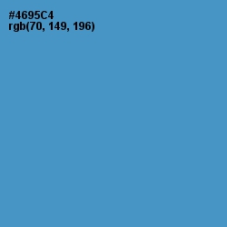 #4695C4 - Havelock Blue Color Image