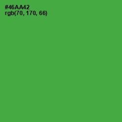 #46AA42 - Chateau Green Color Image