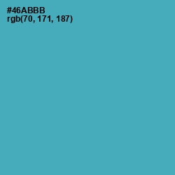 #46ABBB - Fountain Blue Color Image