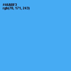 #46ABF3 - Picton Blue Color Image