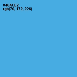 #46ACE2 - Picton Blue Color Image