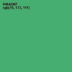 #46AD6F - Chateau Green Color Image