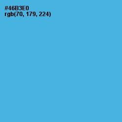 #46B3E0 - Picton Blue Color Image