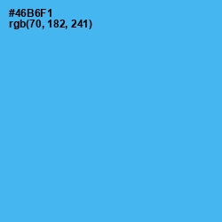 #46B6F1 - Picton Blue Color Image