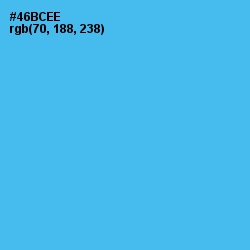 #46BCEE - Picton Blue Color Image