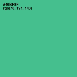 #46BF8F - Breaker Bay Color Image