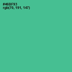 #46BF93 - Breaker Bay Color Image