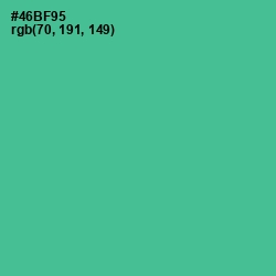 #46BF95 - Breaker Bay Color Image