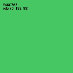 #46C763 - Emerald Color Image