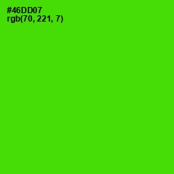 #46DD07 - Bright Green Color Image