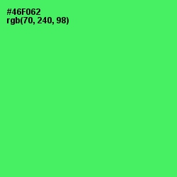 #46F062 - Screamin' Green Color Image