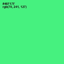 #46F17F - Emerald Color Image