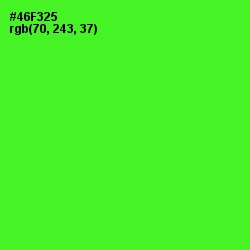 #46F325 - Bright Green Color Image