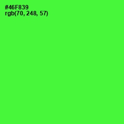 #46F839 - Bright Green Color Image