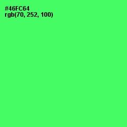 #46FC64 - Screamin' Green Color Image