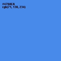 #478AEA - Havelock Blue Color Image