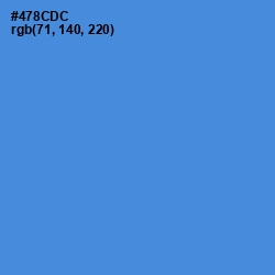 #478CDC - Havelock Blue Color Image