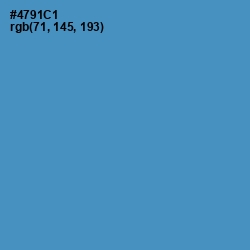 #4791C1 - Havelock Blue Color Image